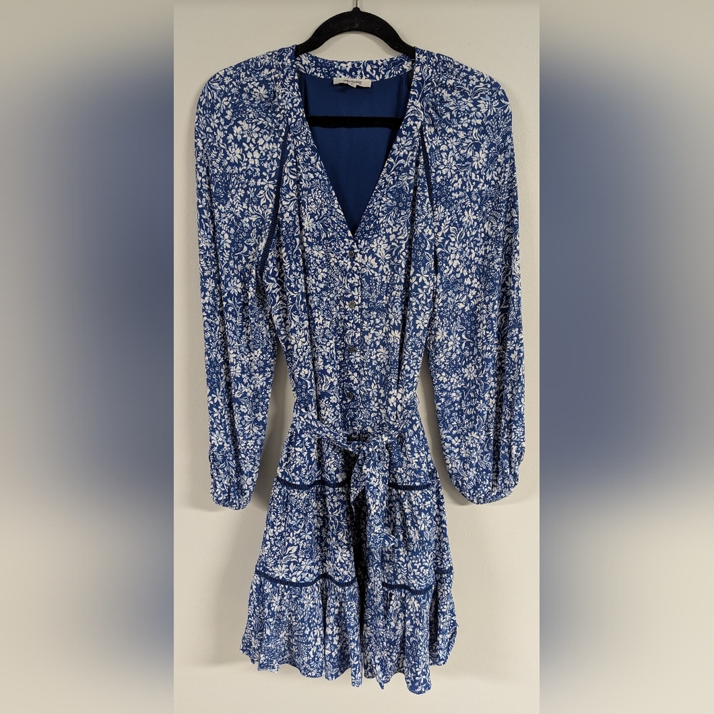 Madewell Blue Floral Women's Dress Size 10